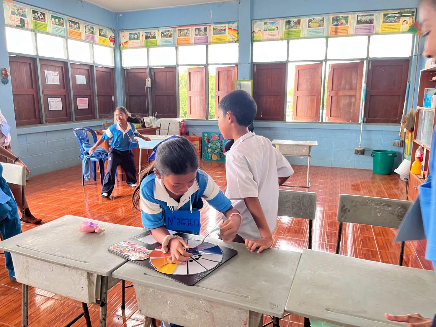 37. ค่ายศิลปะบูรณาการกับสาระการเรียนรู้สำหรับนักเรียนระดับประถมศึกษา ณ โรงเรียนบ้านโนนม่วง